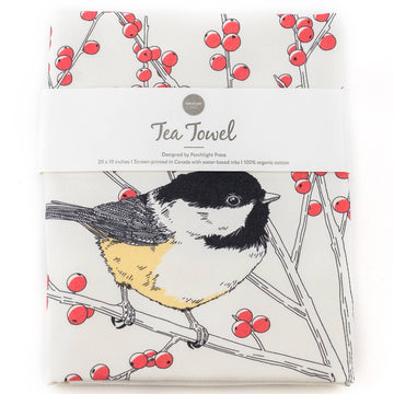 Chickadee Tea Towel