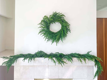 Norfolk Pine Real Touch Faux Christmas Garland 60"