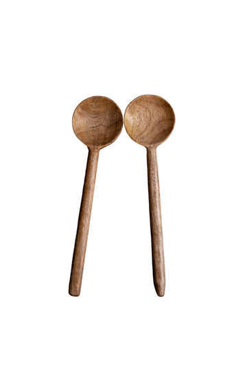 Mango Wood Serving Spoons (set of 2)