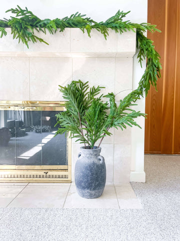 Norfolk Pine Real Touch Faux Christmas Stem 25"