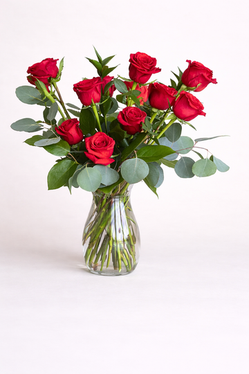 Roses Arranged in a Vase