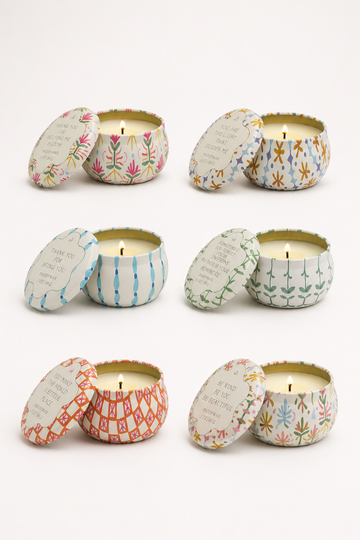 Tulip 2 oz Tin Candle