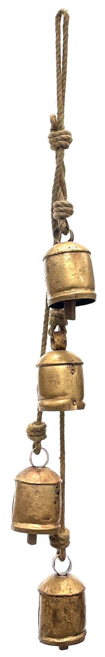 Iron Bell Chimes - Rustic Gold 32"